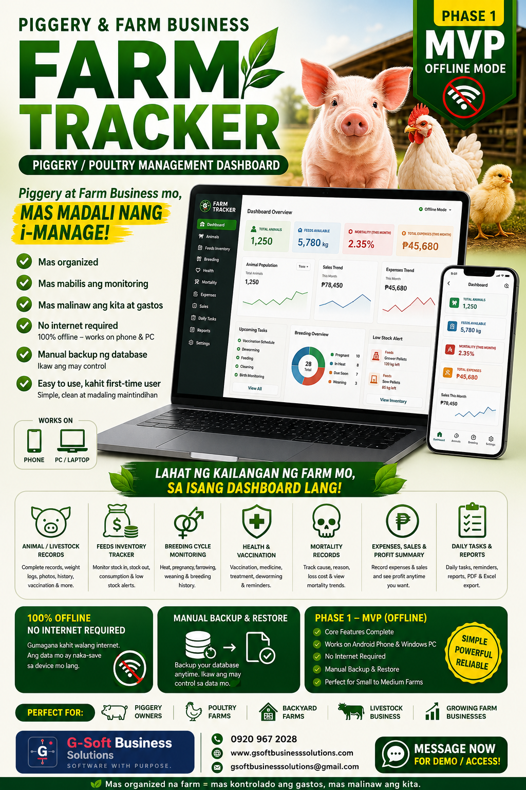 FarmTrack Pro Poster
